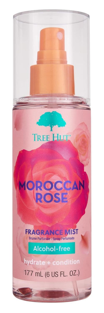 Tree Hut Moroccan Rose Hair & Body Mist, Hydrating & Alcohol-Free Body Spray